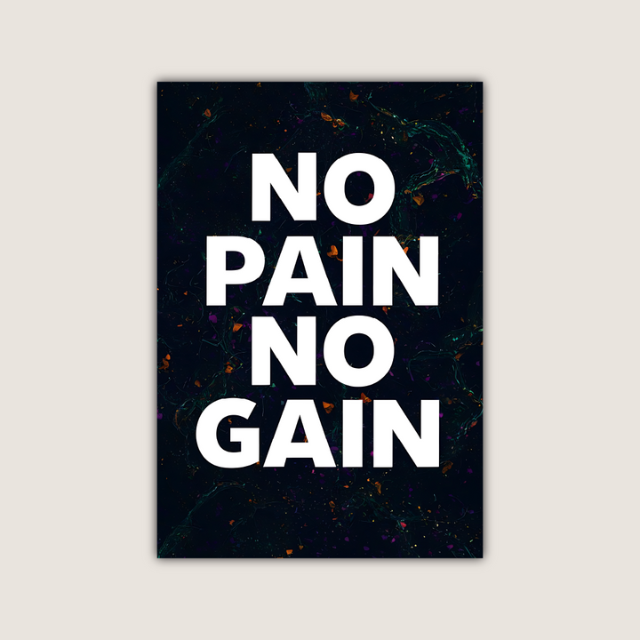 No pian No Gain CHAMBAL DESIGN CARTEL